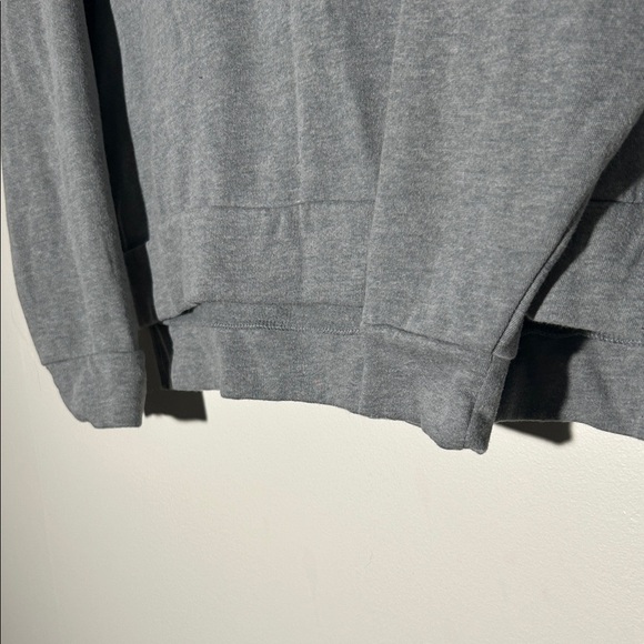 PINK Victoria's Secret Vintage Oversized Gray V-Neck Hoodie - Picture 3 of 6